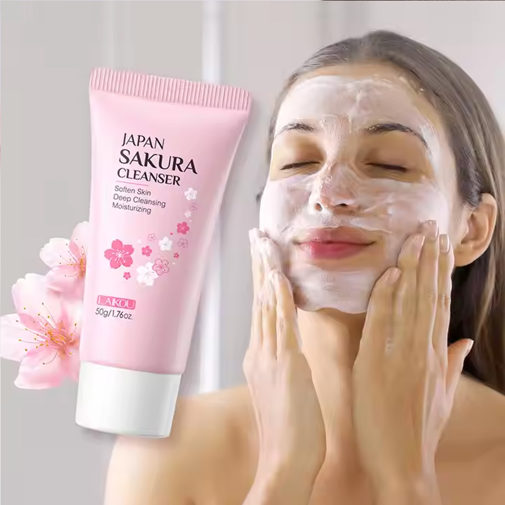 Salicylic Acid Cleanser - LAIKOU Sakura Cleanser Gentle Deep Cleaning
