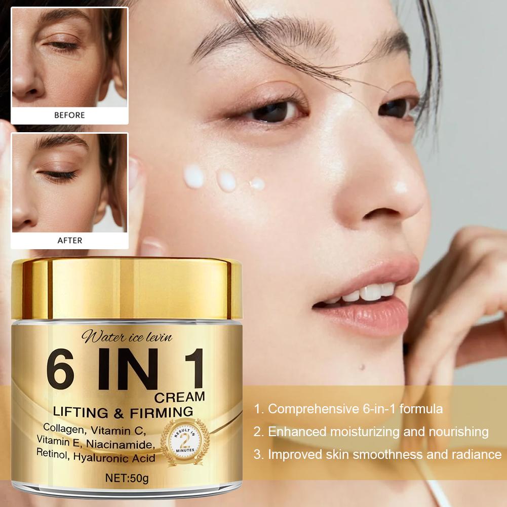 6 IN 1 Collagen Face Cream Lif - Skincare Vitamin C review and price