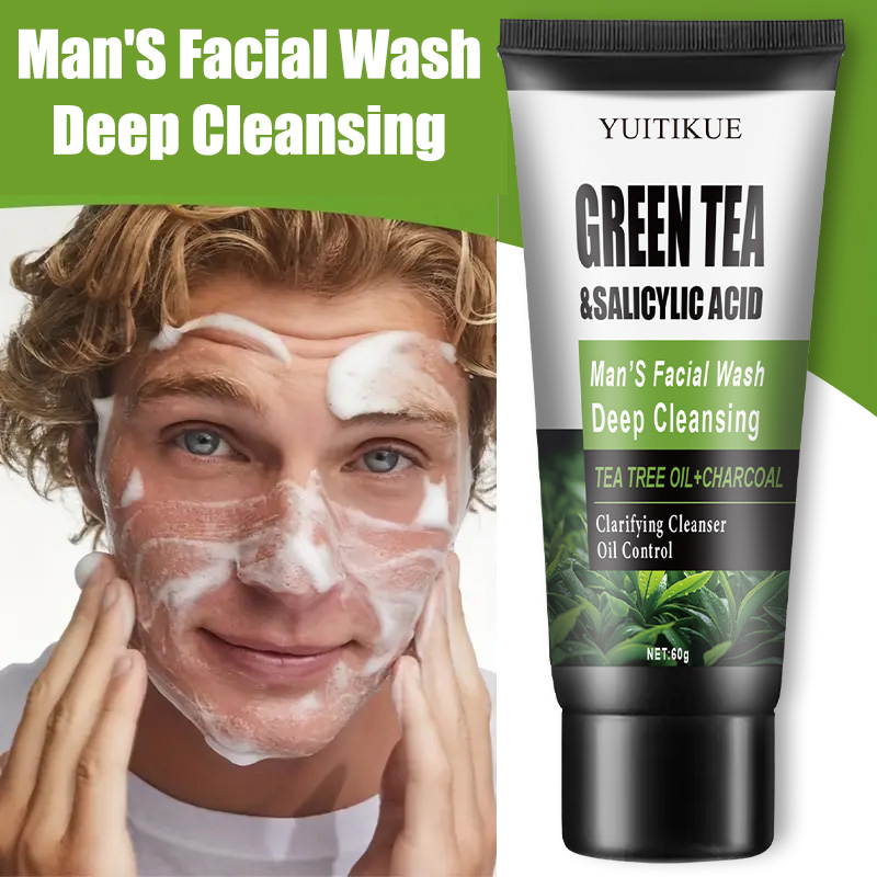 YUITIKUE Men's Facial Wash 60g - Salicylic Acid Cleanser review and price