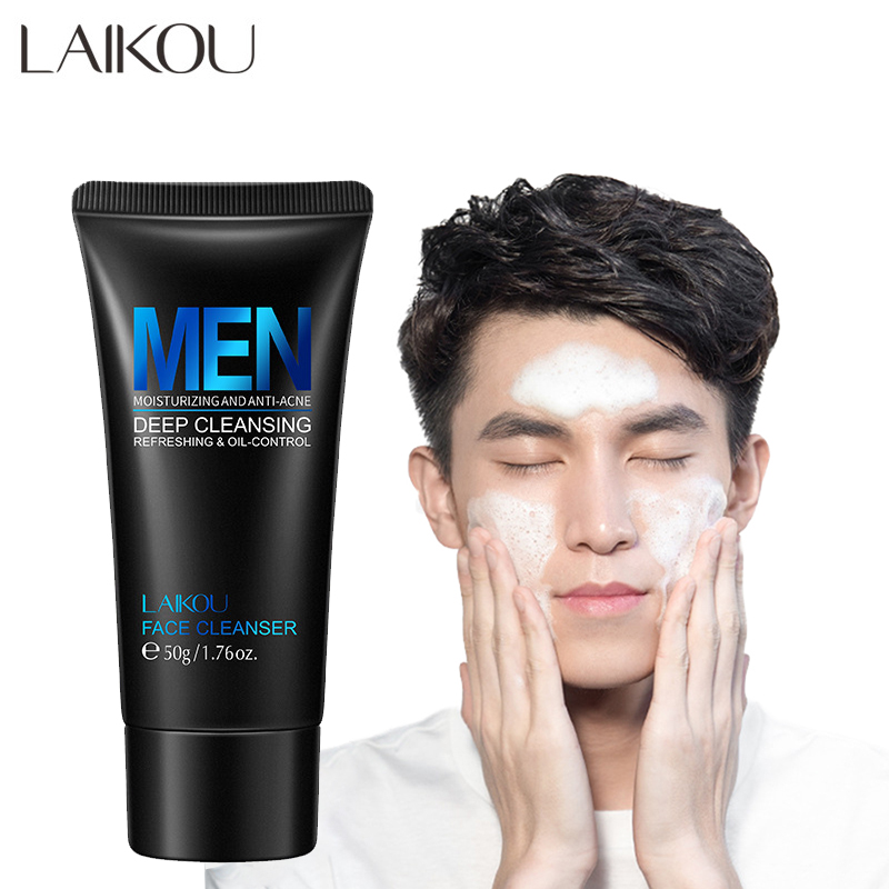 LAIKOU Men Facial Cleanser Fac - Salicylic Acid Cleanser review and price