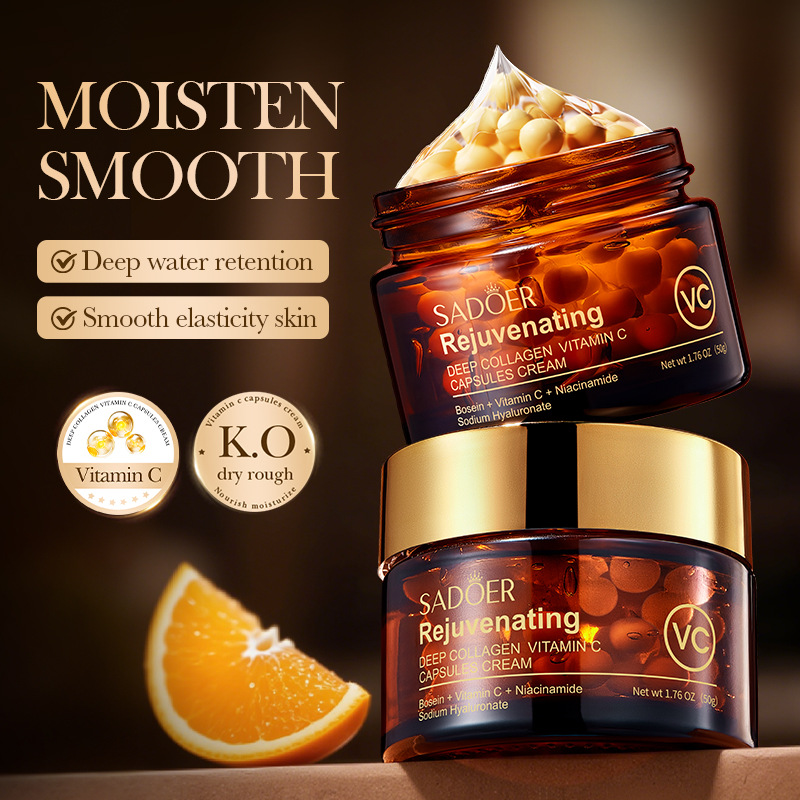 Vitamin C Capsule Cream Collag - Skincare Vitamin C review and price
