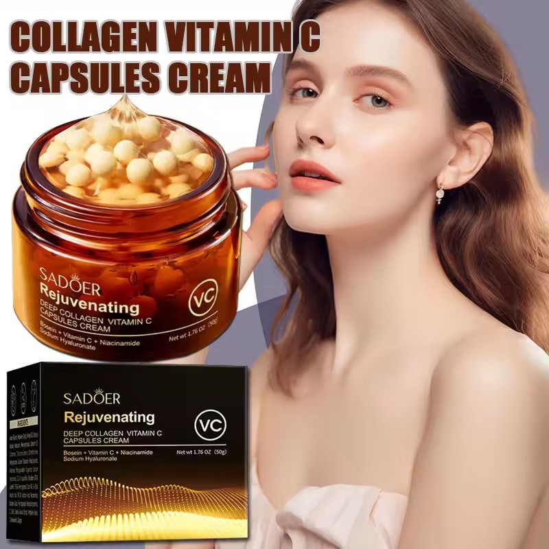 Vitamin C Capsule Cream Collag - Skincare Vitamin C review and price